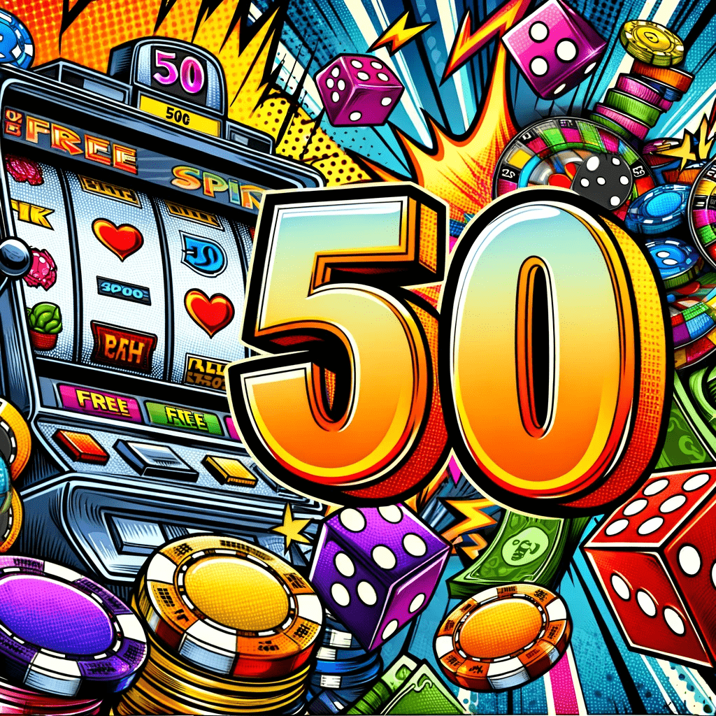 50 free spins за регистрацию